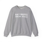 Bay Mares Break Souls Pullover Sweatshirt The Cinchy Cowgirl - Print S Sport Grey