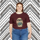 Squash Blossom Skull Short Sleeve Tee tcc graphic tee Printify   