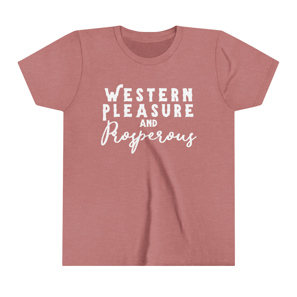 Western Pleasure & Prosperous Youth Tee Mauve