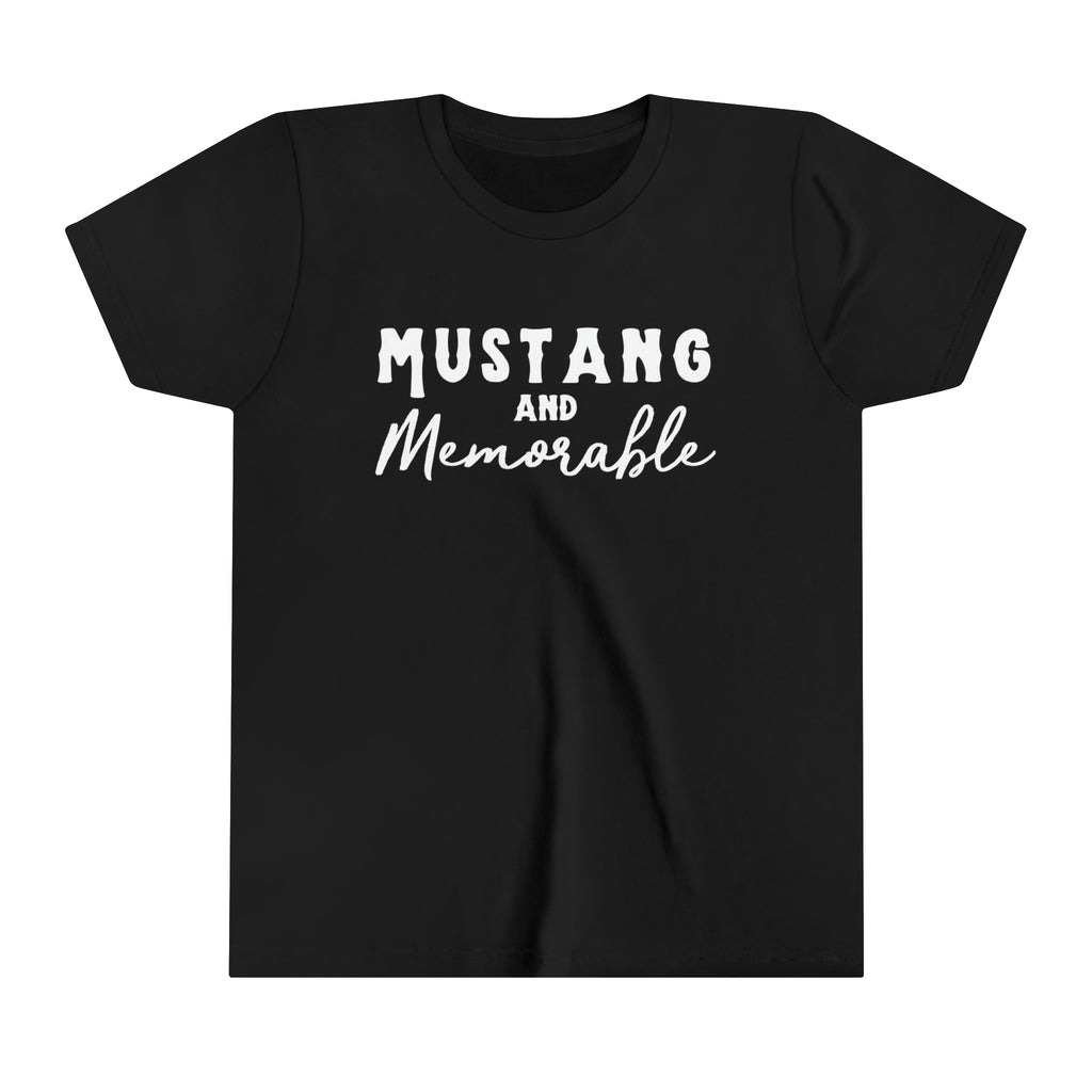 Mustang & Memorable Youth Tee Black
