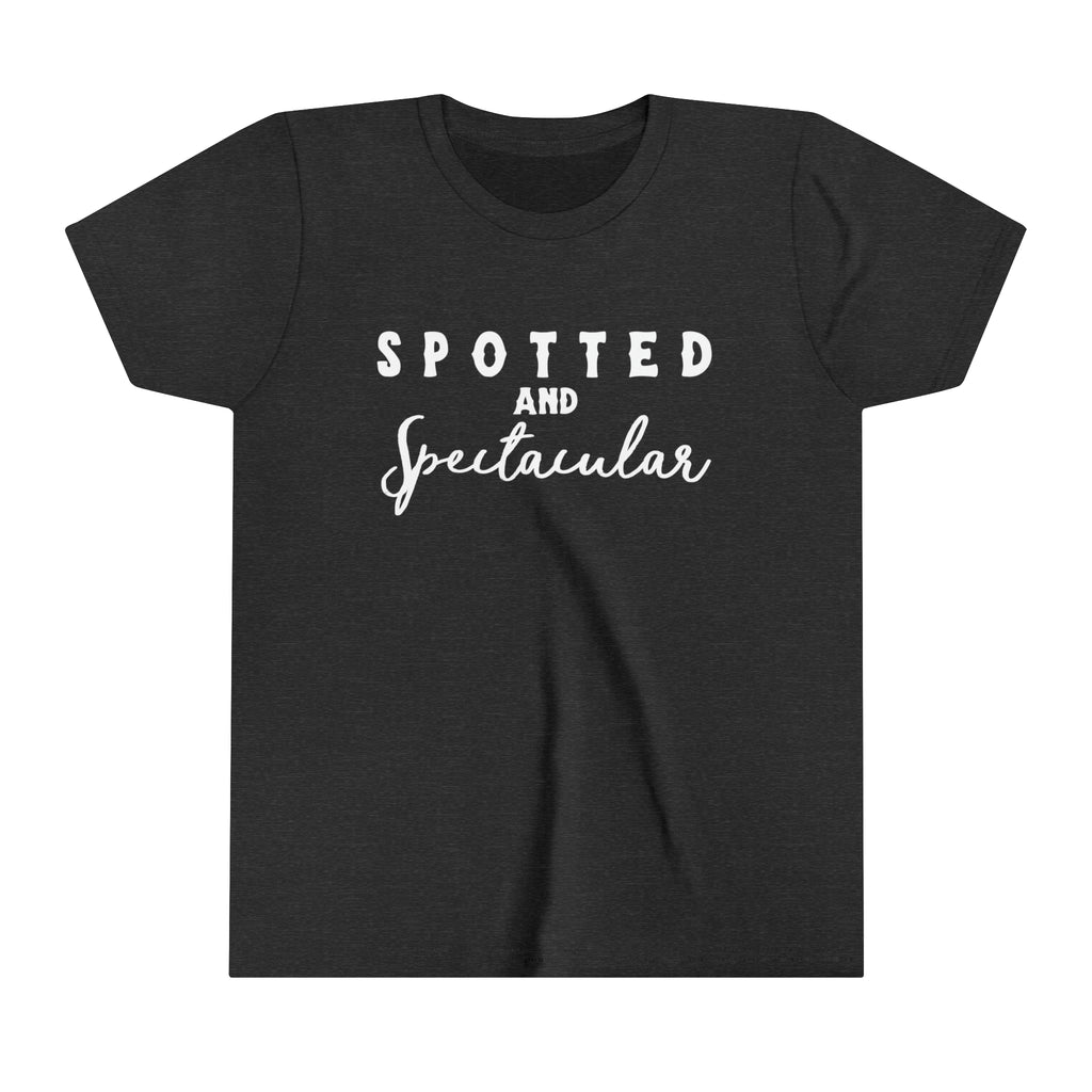 Spotted & Spectacular Youth Tee Dark Grey
