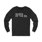 Queen Of The 5D Long Sleeve Tee Long-sleeve The Cinchy Cowgirl - Print S Dark Heathered Gray