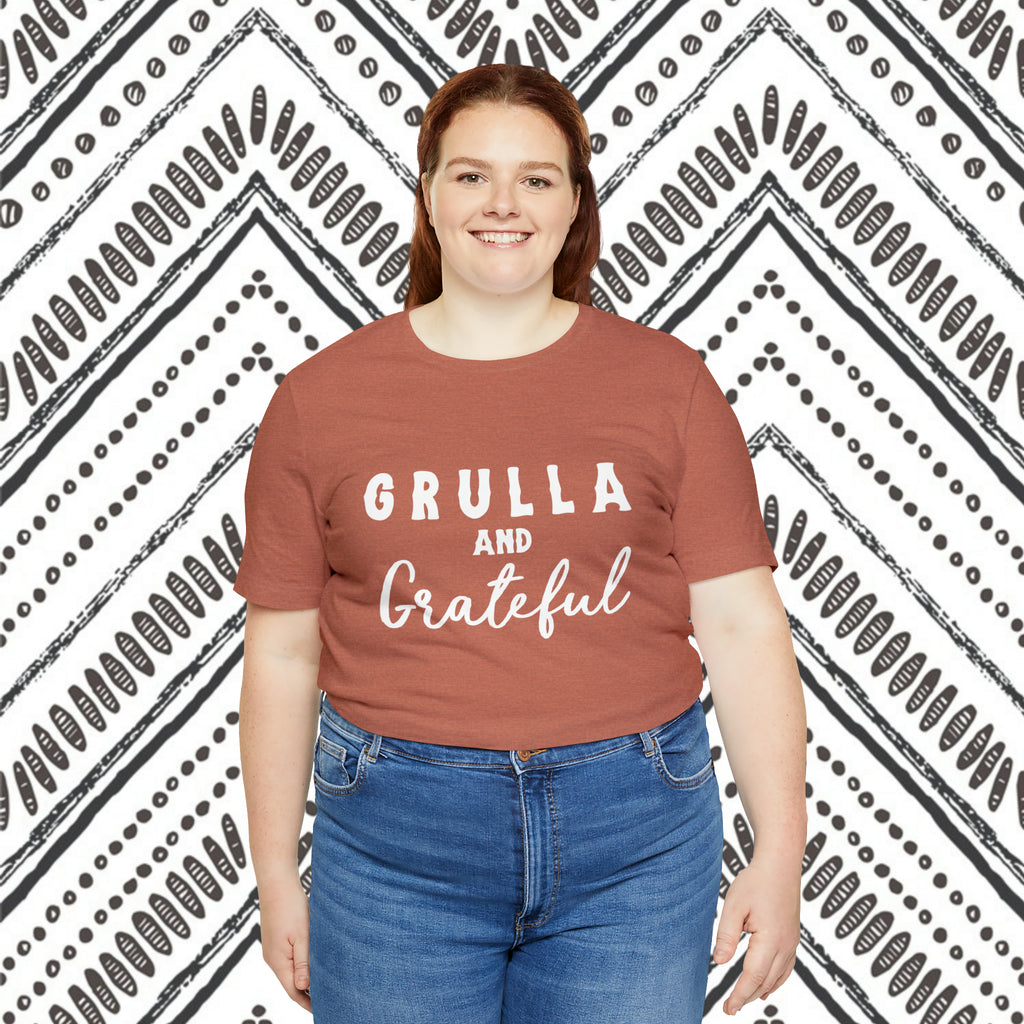 Grulla & Grateful Short Sleeve Tee Horse Color Shirt Printify   