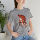 Cowgirl's Soul Short Sleeve Tee tcc graphic tee Printify Athletic Heather XS 