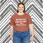 Mounted Shooting & Marvelous Short Sleeve Tee Horse Riding Discipline Tee Printify   