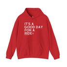 It's A Good Day For A Ride Hoodie Hoodie The Cinchy Cowgirl - Print Red S