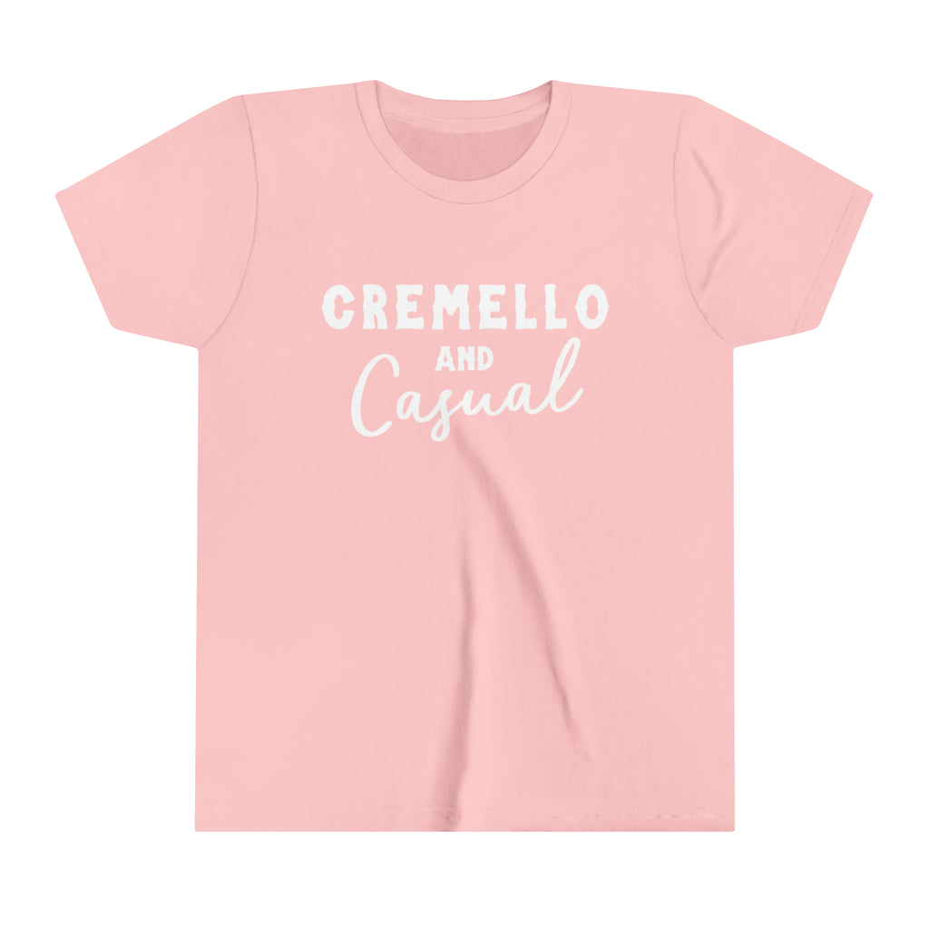 Cremello & Casual Youth Tee Pink
