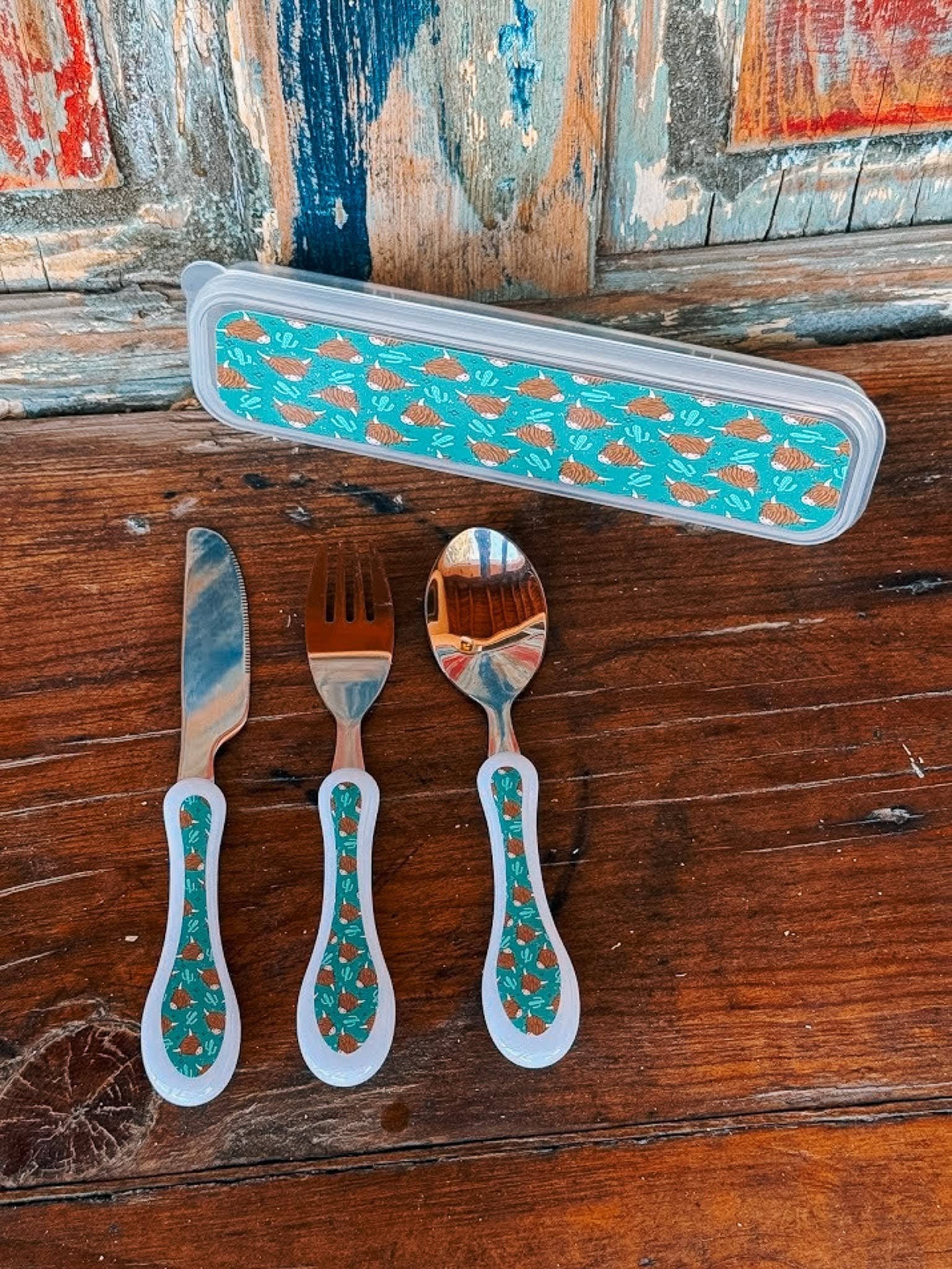 Highland Cow 3 Piece Cutlery Set cutlery set Sorrel South