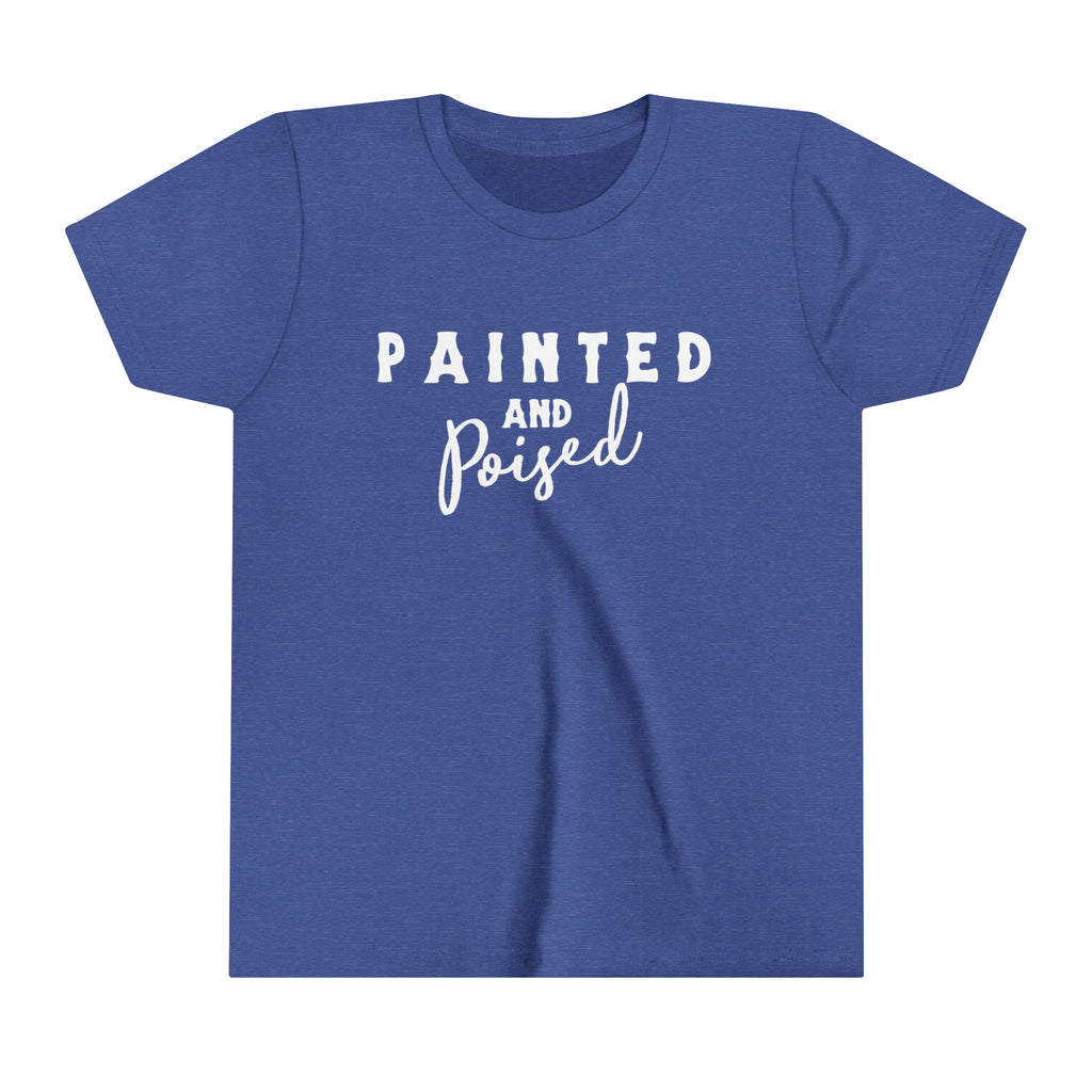 Painted & Poised Youth Tee Royal