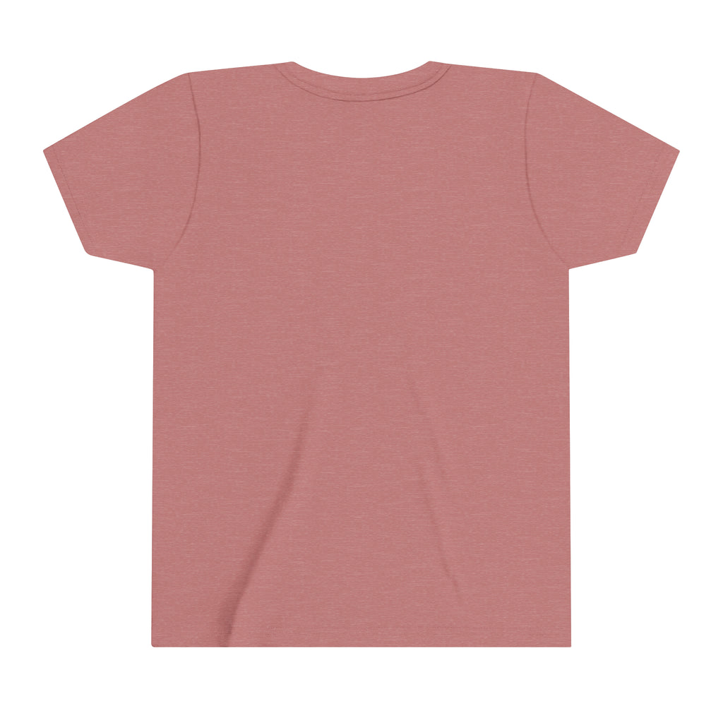 Western mauve youth short sleeve backside.
