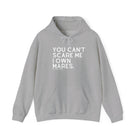 You Can't Scare Me I Own Mares Hoodie Hoodie The Cinchy Cowgirl - Print Sport Grey S