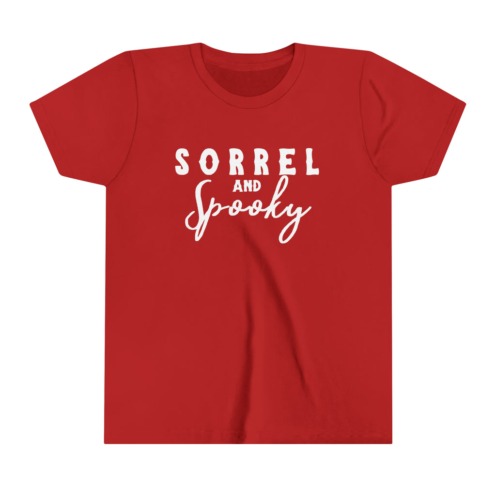 Sorrel & Spooky Youth Tee  Red