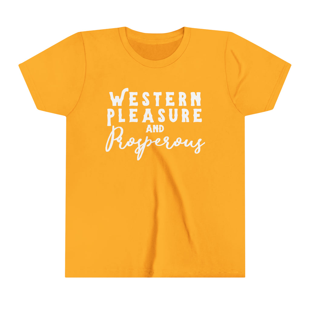 Western Pleasure & Prosperous Youth Tee Gold