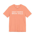Gray Mares Break Souls Short Sleeve Tee T-Shirt The Cinchy Cowgirl - Print Sunset XS