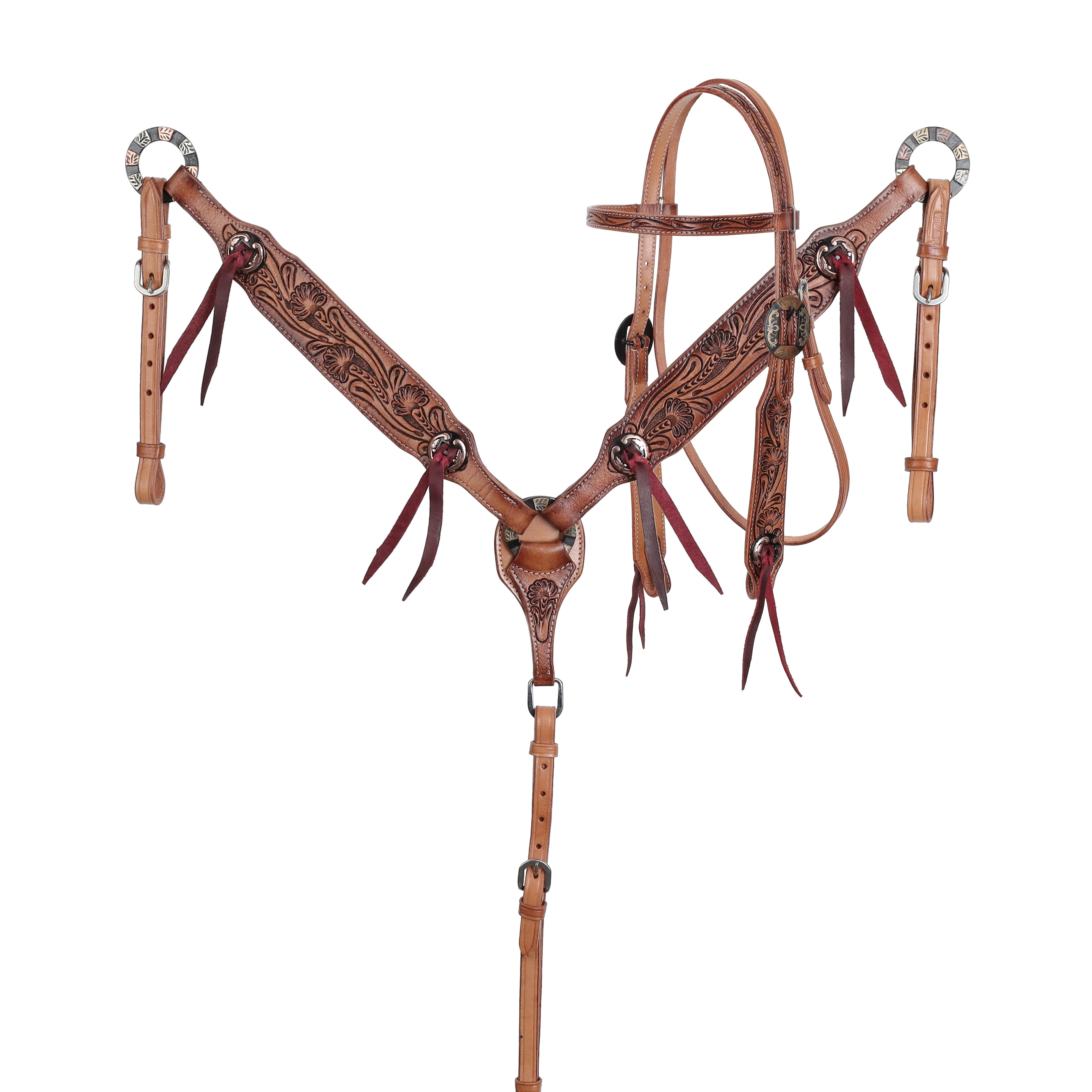 Petal Trail Headstall & Breastcollar Set headstall set Shiloh