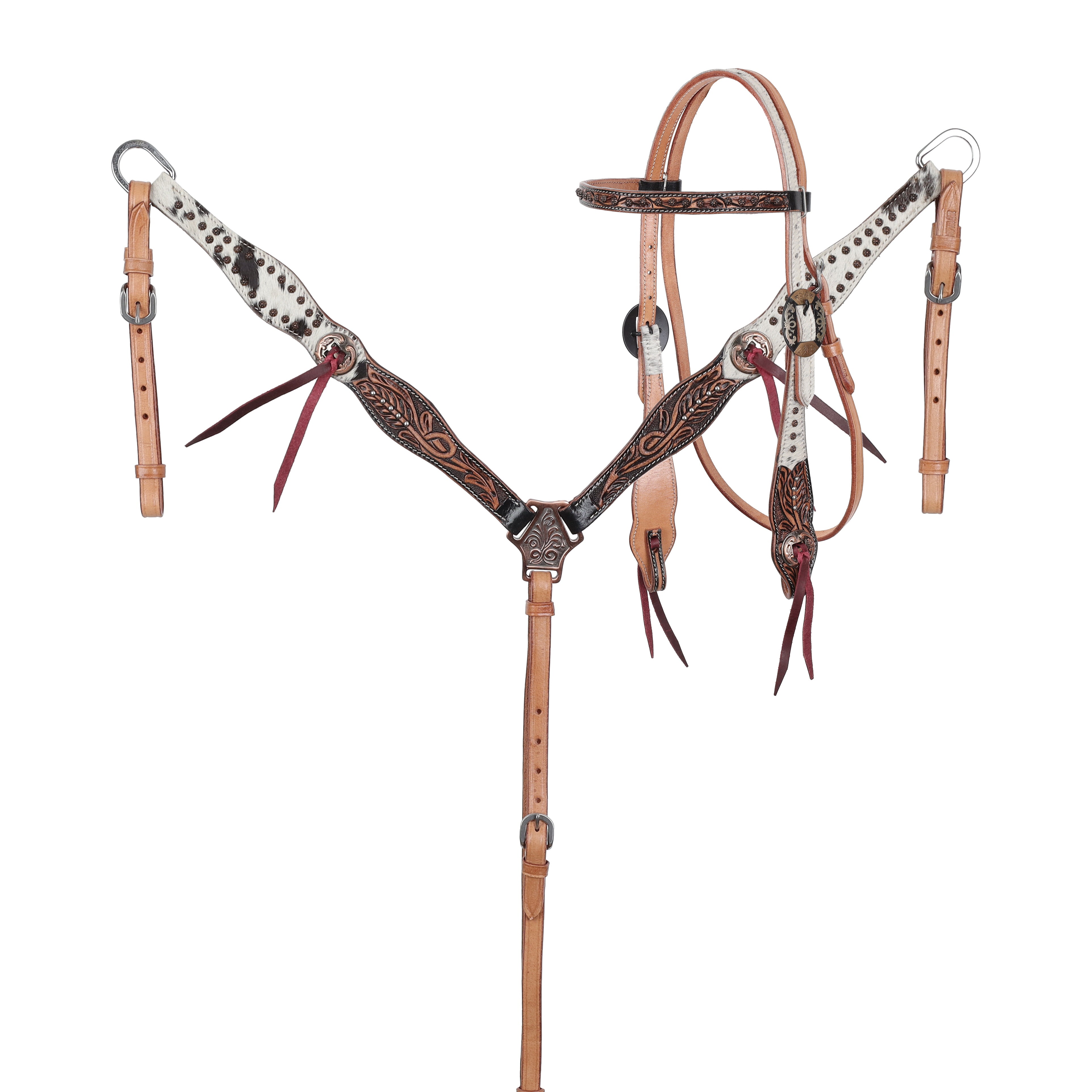 Autumn Hide Headstall & Breastcollar Set headstall set Shiloh