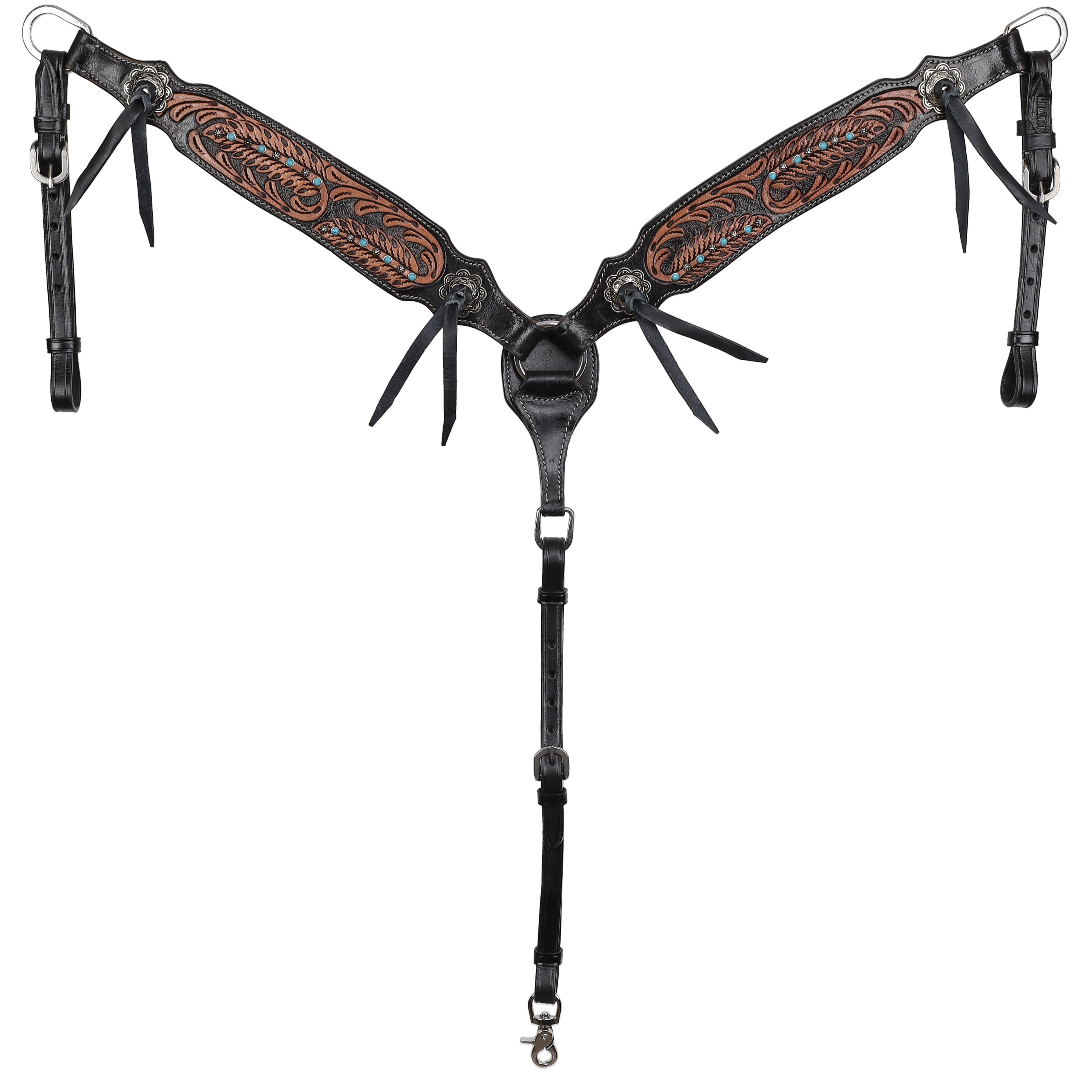 Midnight Wing Headstall & Breastcollar Set headstall set Shiloh