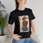 Queen Cowgirl Short Sleeve Tee tcc graphic tee Printify Black XS 