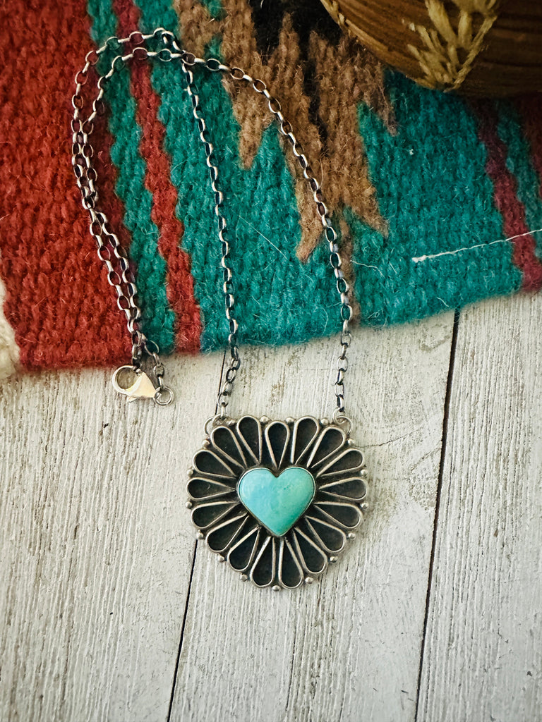 Heart of the Desert Necklace NT jewelry Nizhoni Traders LLC   