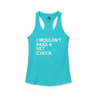 I Wouldn't Pass A Vet Check Tank Top Tank Top The Cinchy Cowgirl - Print XS Solid Tahiti Blue