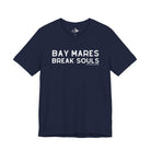 Bay Mares Break Souls Short Sleeve Tee T-Shirt The Cinchy Cowgirl - Print Navy XS
