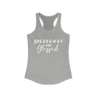 Breakaway & Blessed Racerback Tank Horse Riding Discipline Tee Printify   