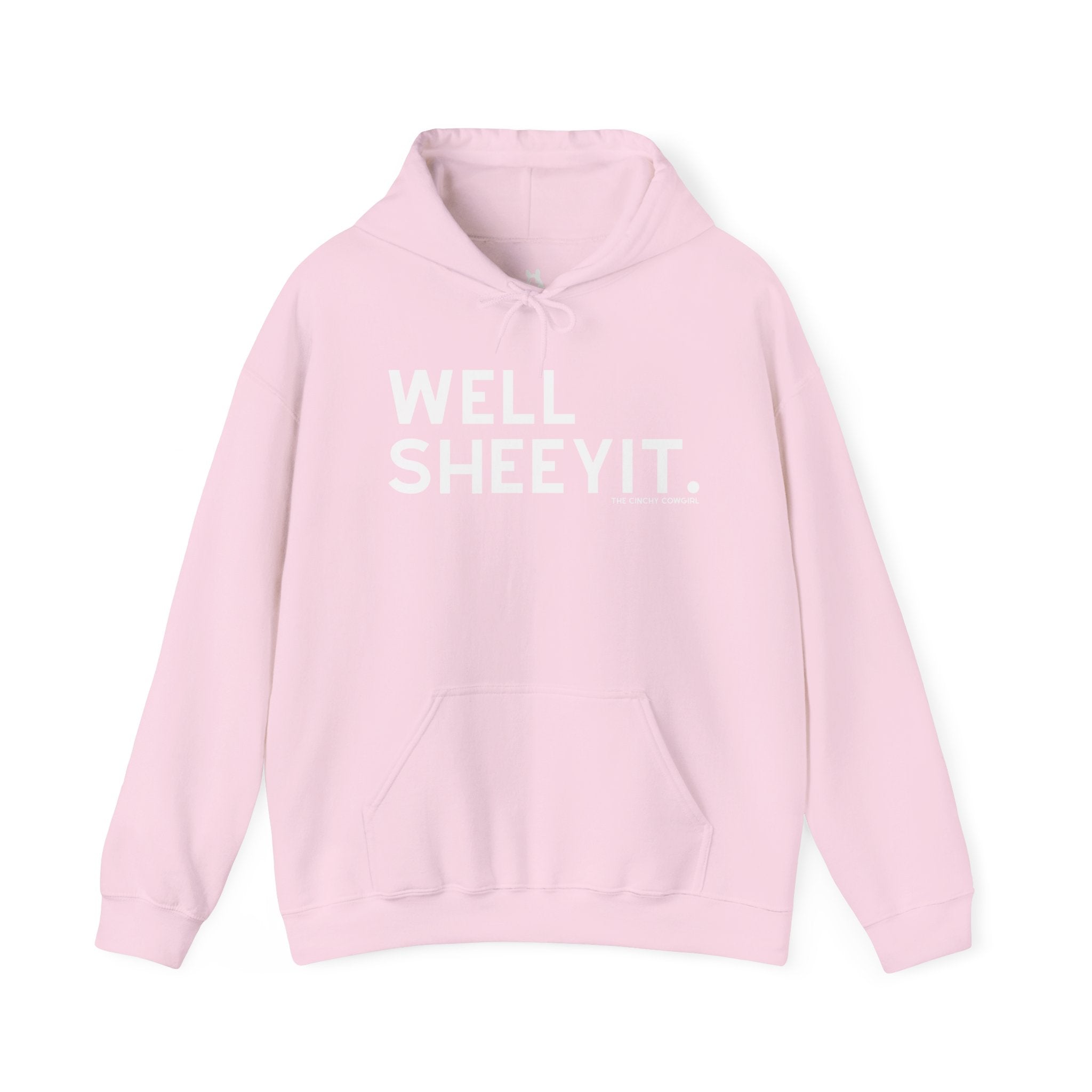 Well Sheeyit Hoodie Hoodie The Cinchy Cowgirl - Print Light Pink S