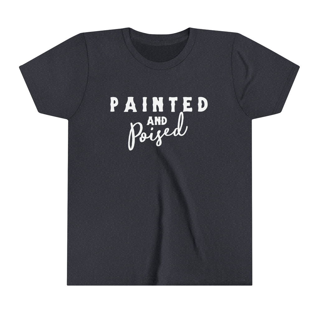 Painted & Poised Youth Tee Navy