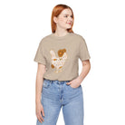 Sunflower Chicken Short Sleeve Graphic Tee T-Shirt Printify