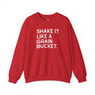 Shake It Like A Grain Bucket Pullover Sweatshirt The Cinchy Cowgirl - Print S Red
