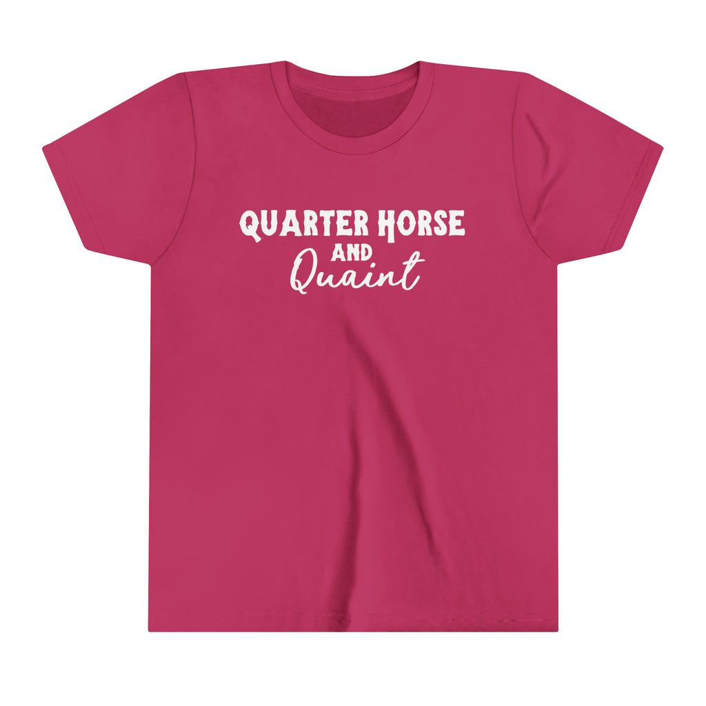 Quarter Horse Youth Tee Berry