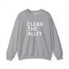 Clear The Alley Pullover Sweatshirt The Cinchy Cowgirl - Print S Sport Grey