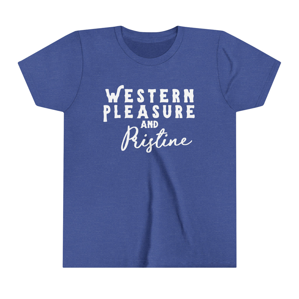 Western Pleasure & Pristine Youth Tee Royal