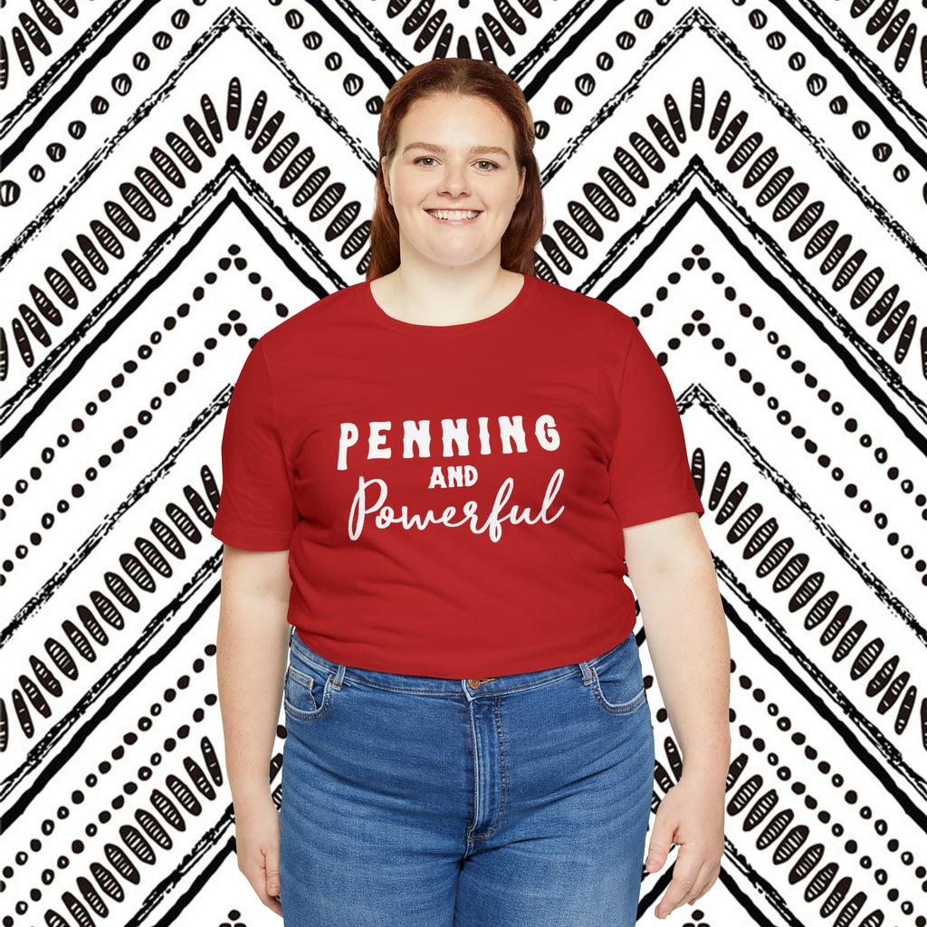 Penning & Powerful Short Sleeve Tee Horse Riding Discipline Tee Printify   