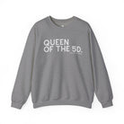 Queen Of The 5D Fleece Pullover Sweatshirt The Cinchy Cowgirl - Print S Graphite Heather