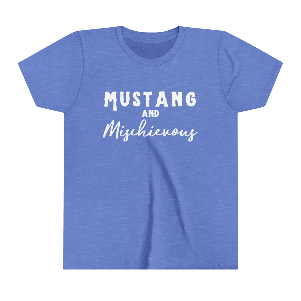 Mustang & Mischievous Youth Tee Blue