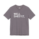 Well Sheeyit Short Sleeve Tee Graphic Tee The Cinchy Cowgirl - Print Storm XS