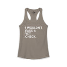 I Wouldn't Pass A Vet Check Tank Top Tank Top The Cinchy Cowgirl - Print XS Solid Warm Gray
