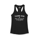Thank God For Sweet Tea, Good Dirt & Fast Horses Tank Top Tank Top The Cinchy Cowgirl - Print XS Solid Black