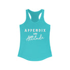 Appendix & Attitude Racerback Tank Horse Color Shirts Printify XS Solid Tahiti Blue 