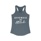 Appendix & Attitude Racerback Tank Horse Color Shirts Printify XS Solid Indigo 