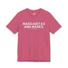 Margaritas & Mares Short Sleeve Tee T-Shirt The Cinchy Cowgirl - Print Heather Raspberry XS