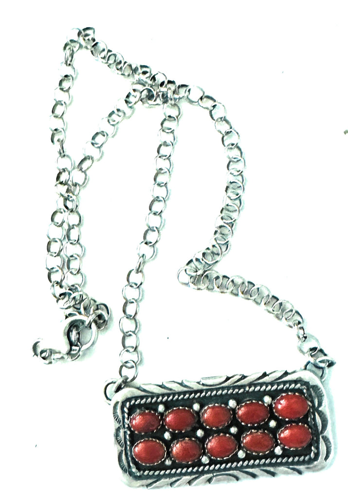 The Bold Bar Necklace NT jewelry Nizhoni Traders LLC   