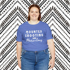 Mounted Shooting & Marvelous Short Sleeve Tee Horse Riding Discipline Tee Printify   