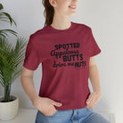 Appaloosa Butts Short Sleeve Tee tcc graphic tee Printify Heather Raspberry XS 