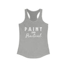 Paint & Practical  Racerback Tank Horse Color Shirts Printify XS Heather Grey 