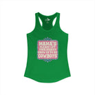 Mamas Let Your Babies Grow Up To Be Cowboys Tank Top Tank Top The Cinchy Cowgirl - Print XS Solid Kelly Green