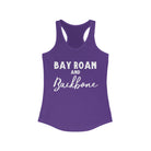 Bay Roan & Backbone Racerback Tank Horse Color Shirts Printify XS Solid Purple Rush 