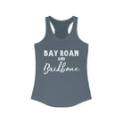 Bay Roan & Backbone Racerback Tank Horse Color Shirts Printify XS Solid Indigo 