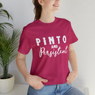 Pinto & Persistent Short Sleeve Tee Horse Color Shirt Printify Berry XS 